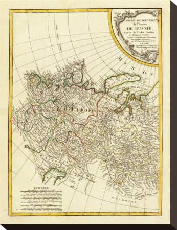 Russia Occidentale, C.1785 by Rigobert Bonne Pricing Limited Edition Print image