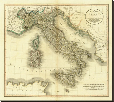 Italy, C.1799 by John Cary Pricing Limited Edition Print image