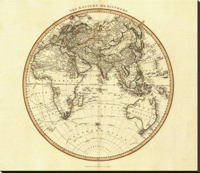 Eastern Hemisphere, C.1801 by John Cary Pricing Limited Edition Print image