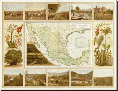 Carta Agricola, C.1885 by Antonio Garcia Cubas Pricing Limited Edition Print image
