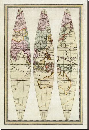 Globo Terrestre Iii, C.1792 by Giovanni Maria Cassini Pricing Limited Edition Print image