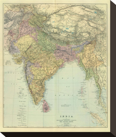 Composite: India, C.1901 by Edward Stanford Pricing Limited Edition Print image