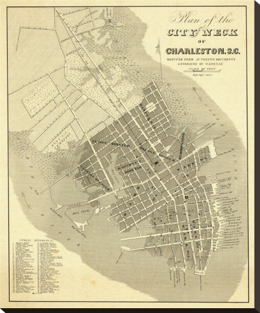 Charleston, South Carolina, C.1844 by William Keenan Pricing Limited Edition Print image