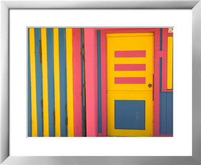 Colorful Doorway, New Providence Island, Bahamas, Caribbean by Walter Bibikow Pricing Limited Edition Print image