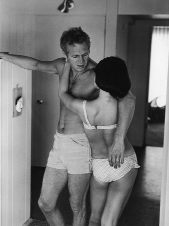 Actor Steve Mcqueen And Wife Nellie At Home by John Dominis Pricing Limited Edition Print image