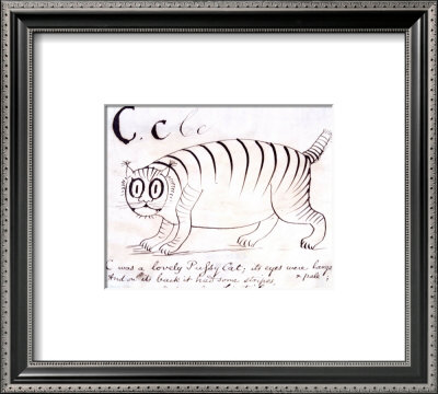 The Letter C Of The Alphabet, C.1880 Pen And Indian Ink by Edward Lear Pricing Limited Edition Print image