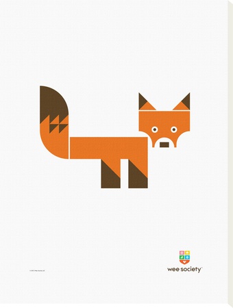 Wee Alphas, Finnegan The Fox by Wee Society Pricing Limited Edition Print image