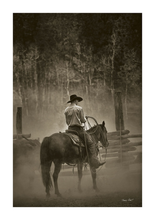 Lost Canyon Cowboy by Barry Hart Pricing Limited Edition Print image