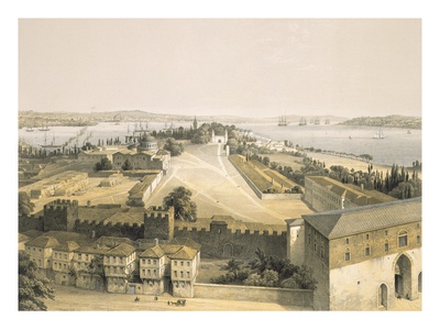 Panorama Of Constantinople, Plate 22 From 'Aya Sofia, Constantinople', Engraved By Louis Haghe by Gaspard Fossati Pricing Limited Edition Print image