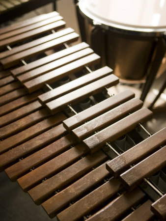 Wood Instrument Xylophone by Images Monsoon Pricing Limited Edition Print image