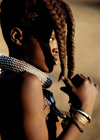 Young Himba Girl, Kaokoveld, Namibia by Winfried Wisniewski Pricing Limited Edition Print image
