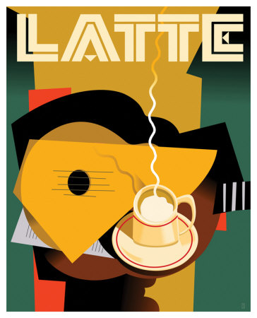 Cubist Latte Ii by Eli Adams Pricing Limited Edition Print image