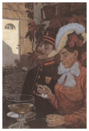 Idyll With Wheat Beer by Hans Baluschek Pricing Limited Edition Print image
