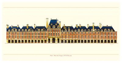 Paris, Place Des Vosges by Libero Patrignani Pricing Limited Edition Print image