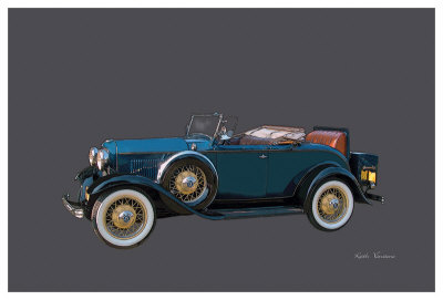 1930 Ford Convertible by Keith Vanstone Pricing Limited Edition Print image