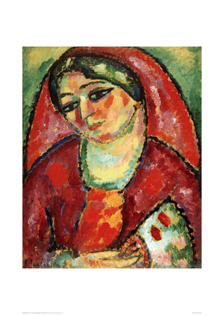Red Veil by Alexej Von Jawlensky Pricing Limited Edition Print image