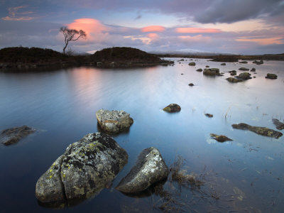 Lochan Nah-Achlaise In Rannoch Moor, Highlands, Scotland, United Kingdom, Europe by Adam Burton Pricing Limited Edition Print image