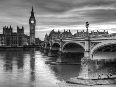 The House Of Parliament And Westminster Bridge by Grant Rooney Pricing Limited Edition Print image