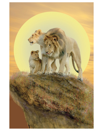 Daddy Lion by Alixandra Mullins Pricing Limited Edition Print image