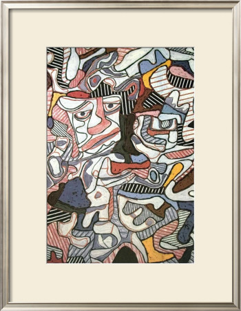Hourloupe, 1963 by Jean Dubuffet Pricing Limited Edition Print image