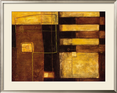 Geometric Connection With Yellow by Ewald Kuch Pricing Limited Edition Print image