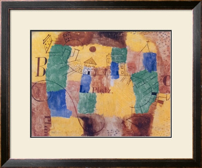 L. Platz Im Blau, 1923 by Paul Klee Pricing Limited Edition Print image