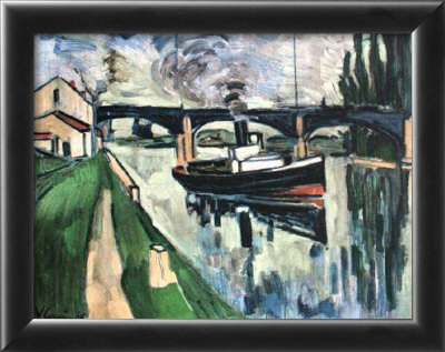 La Seine A Poissy, 1908 by Maurice De Vlaminck Pricing Limited Edition Print image