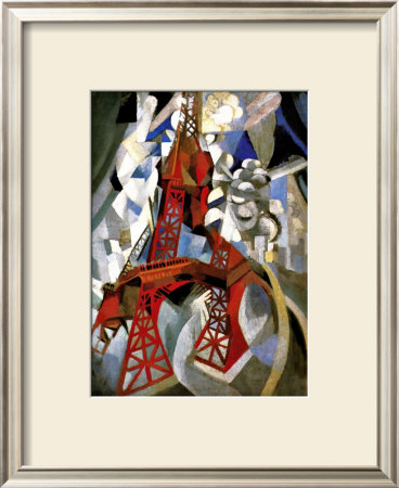 Red Eiffel Tower by Robert Delaunay Pricing Limited Edition Print image