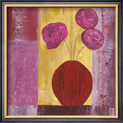 Pivoines Mauves I by Karine Romanelli Pricing Limited Edition Print image