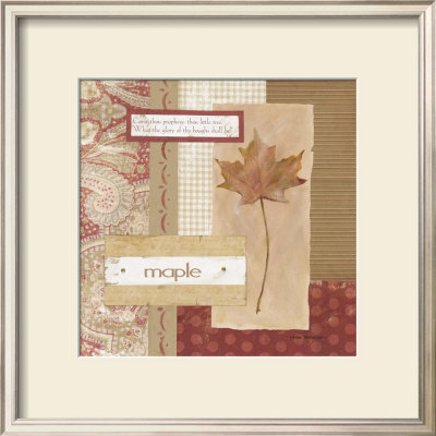 Scrapbook Maple Leaf by Carol Robinson Pricing Limited Edition Print image