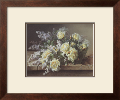 Still Life Of Yellow Roses by Raoul Victor Maurice Maucherat De Longpre Pricing Limited Edition Print image