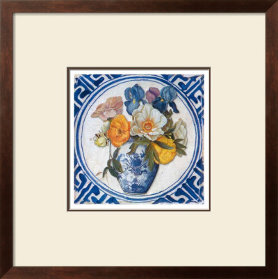 Flowers And Blue China Iv by Walter Perugini Pricing Limited Edition Print image