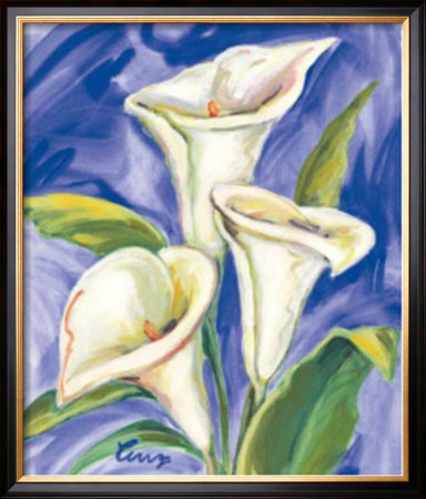 Callas Fondo Azul I by Cruz Pricing Limited Edition Print image