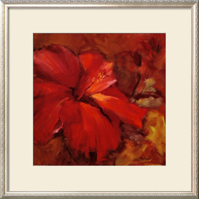 Red Hibiscus I by Carol Hallock Pricing Limited Edition Print image