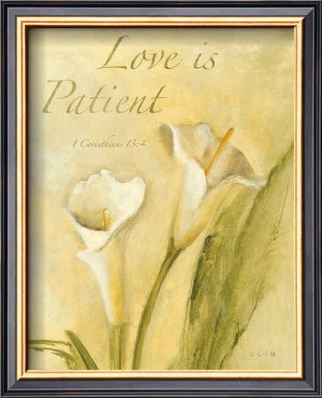 Love Is Patient by Cheri Blum Pricing Limited Edition Print image