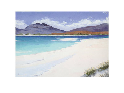 Lonely Beach, Luskentyre, Harris by Alexandra Steele Pricing Limited Edition Print image