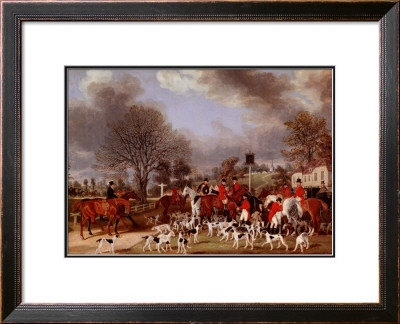 Fox Hunter's Meeting by James Pollard Pricing Limited Edition Print image