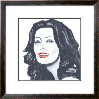 Sophia Loren by Bob Celic Pricing Limited Edition Print image