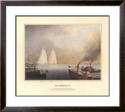 The America's Cup - Columbia V. Shamrock, 1899 (Signed) by Tim Thompson Pricing Limited Edition Print image