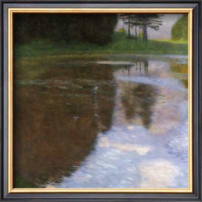 A Morning By The Pond by Gustav Klimt Pricing Limited Edition Print image