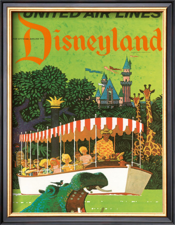 United Airlines: Disneyland In Anaheim, California, C.1960'S by Stan Galli Pricing Limited Edition Print image