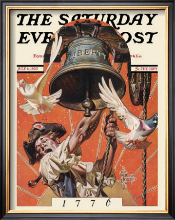 Ringing Liberty Bell, C.1935 by Joseph Christian Leyendecker Pricing Limited Edition Print image