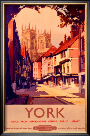 York, Br Poster, 1950S by Claude Buckle Pricing Limited Edition Print image