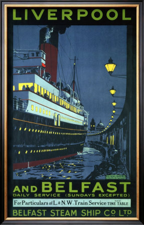 Liverpool And Belfast by Kenneth Shoesmith Pricing Limited Edition Print image