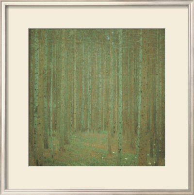 The Pine Forest by Gustav Klimt Pricing Limited Edition Print image