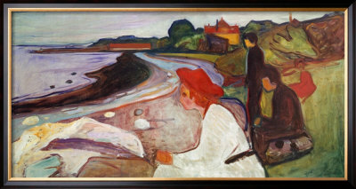 Youth On The Beach, 1904 by Edvard Munch Pricing Limited Edition Print image