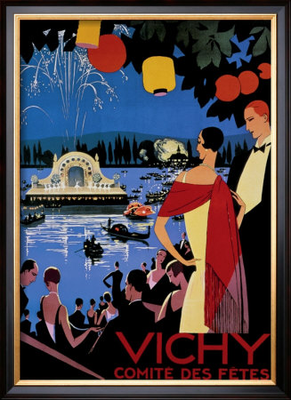 Vichy Comite Des Fetes by Roger Broders Pricing Limited Edition Print image