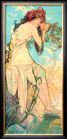 Seasons, 1896 by Alphonse Mucha Pricing Limited Edition Print image