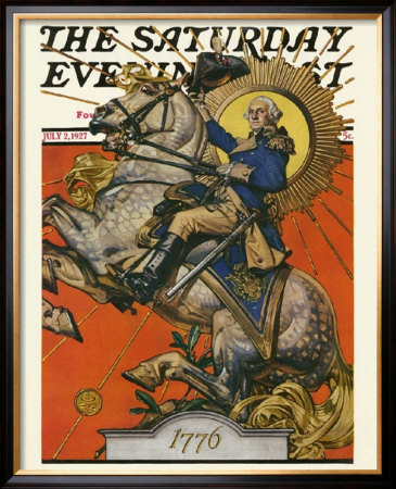 George Washington On Horseback, C.1927 by Joseph Christian Leyendecker Pricing Limited Edition Print image