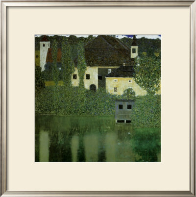 Unterach Manor On The Attersee Lake, Austria by Gustav Klimt Pricing Limited Edition Print image